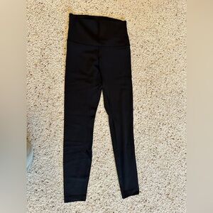 Lululemon Wunder Under Black High-Waisted Leggings